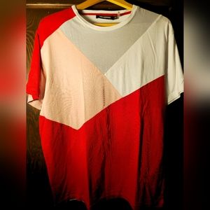 Karl Lagerfeld , L, Red/Wh.